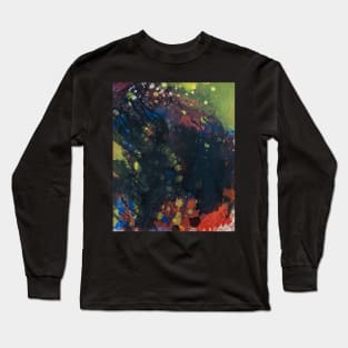 Vibrant Abstract Painting Long Sleeve T-Shirt